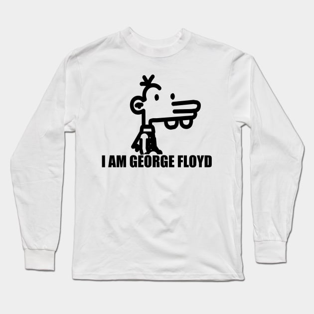 Manny Heffley im george floyd Long Sleeve T-Shirt by natashawilona